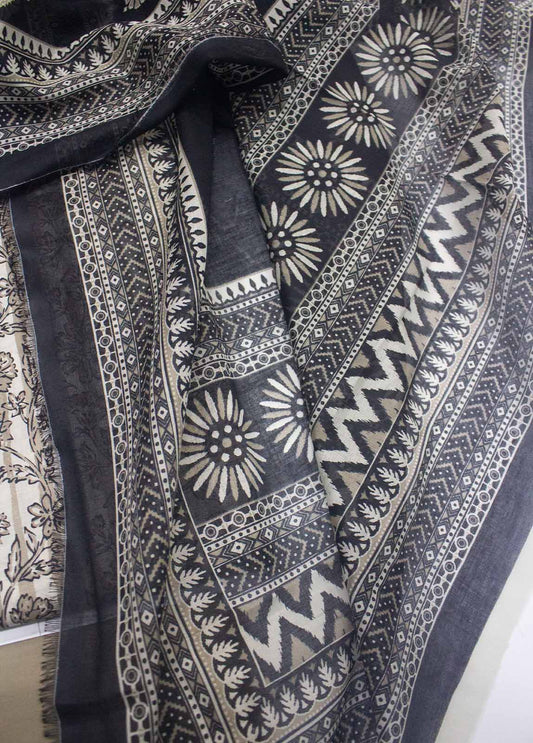 3 Piece Lawn Printed UnStitched Suit
