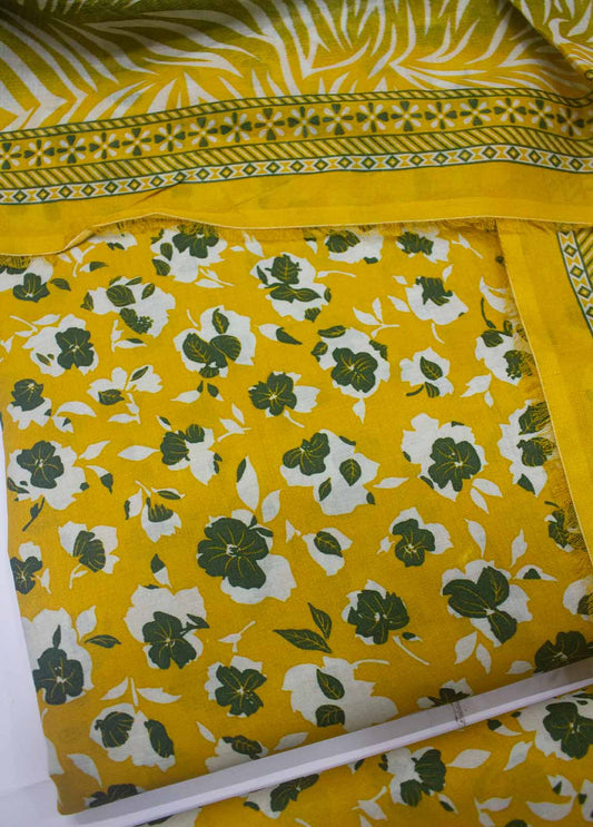 3 Piece Lawn Printed UnStitched Suit