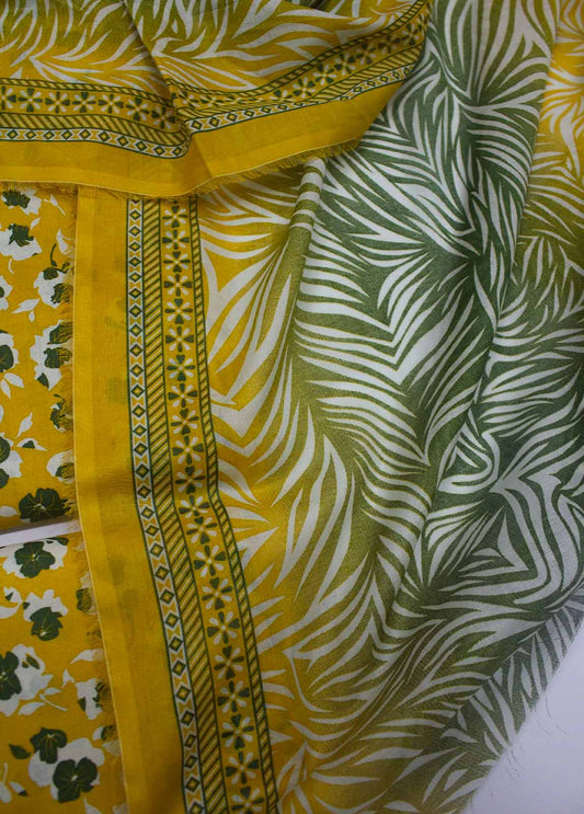 3 Piece Lawn Printed UnStitched Suit