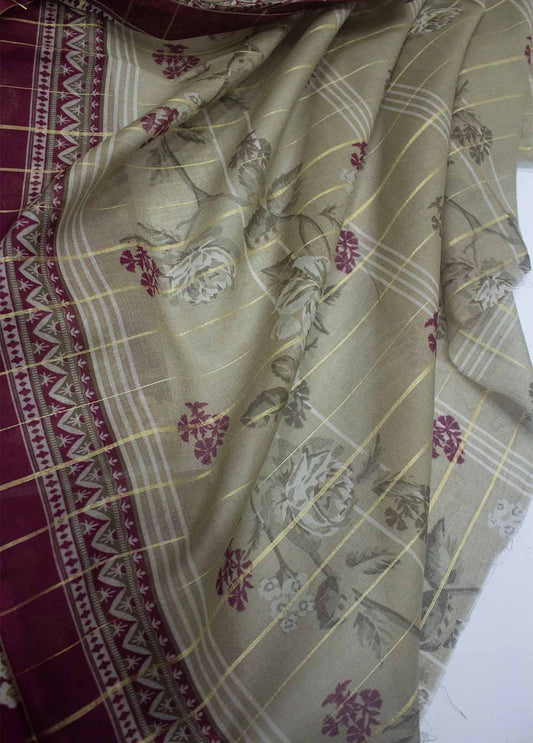3 Piece Lawn Printed UnStitched Suit