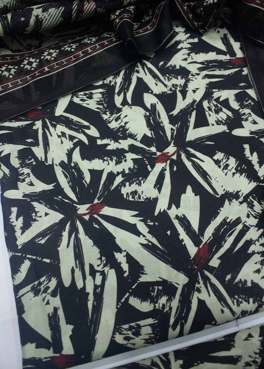 3 Piece Lawn Printed UnStitched Suit