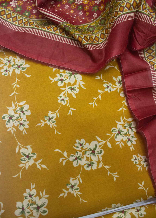 3 Piece Lawn Printed UnStitched Suit