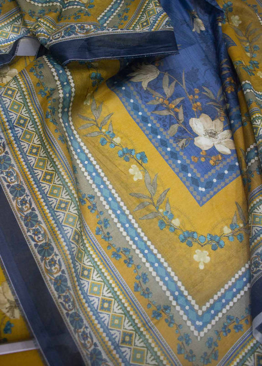 3 Piece Lawn Printed UnStitched Suit