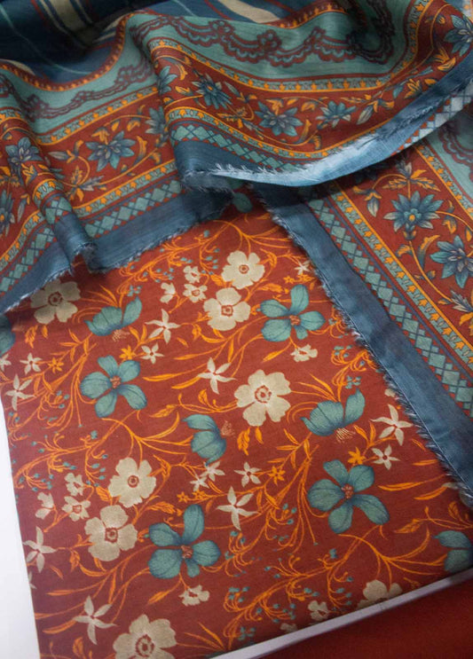 3 Piece Lawn Printed UnStitched Suit