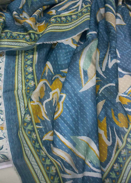 3 Piece Lawn Printed UnStitched Suit