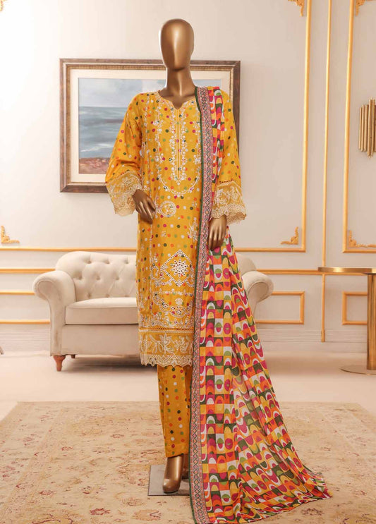 3 Piece Chikankari Stitched Suit
