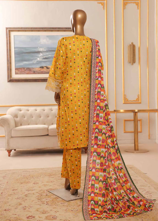3 Piece Chikankari Stitched Suit