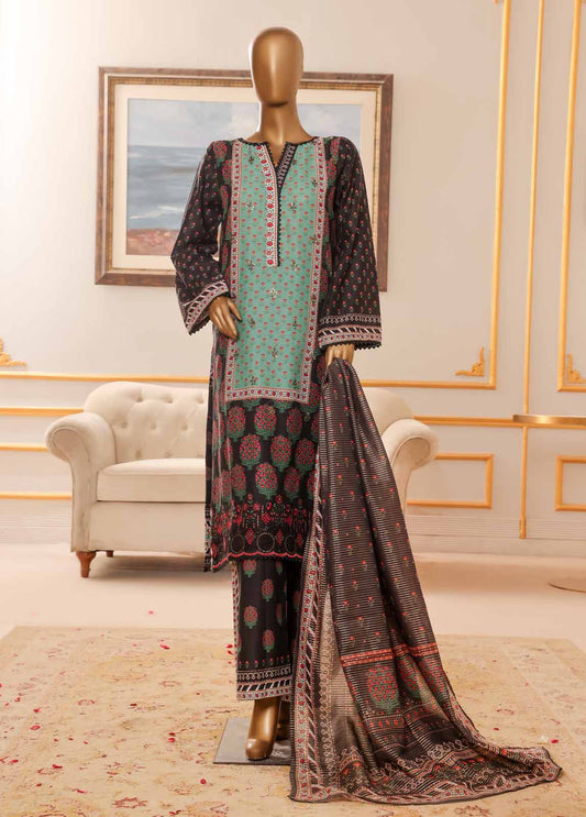 3 Piece Chikankari Stitched Suit