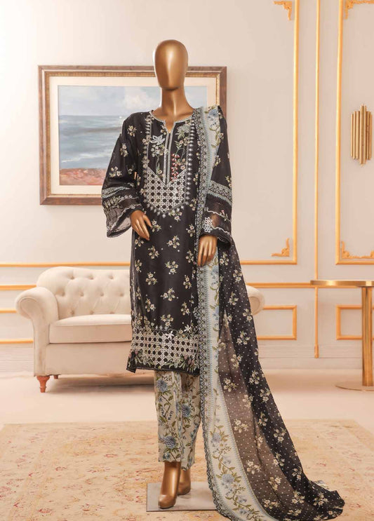3 Piece Chikankari Stitched Suit