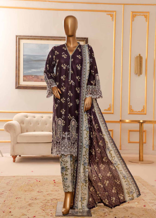 3 Piece Chikankari Stitched Suit