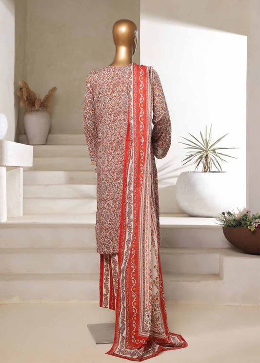 3 Piece Chikankari Stitched Suit